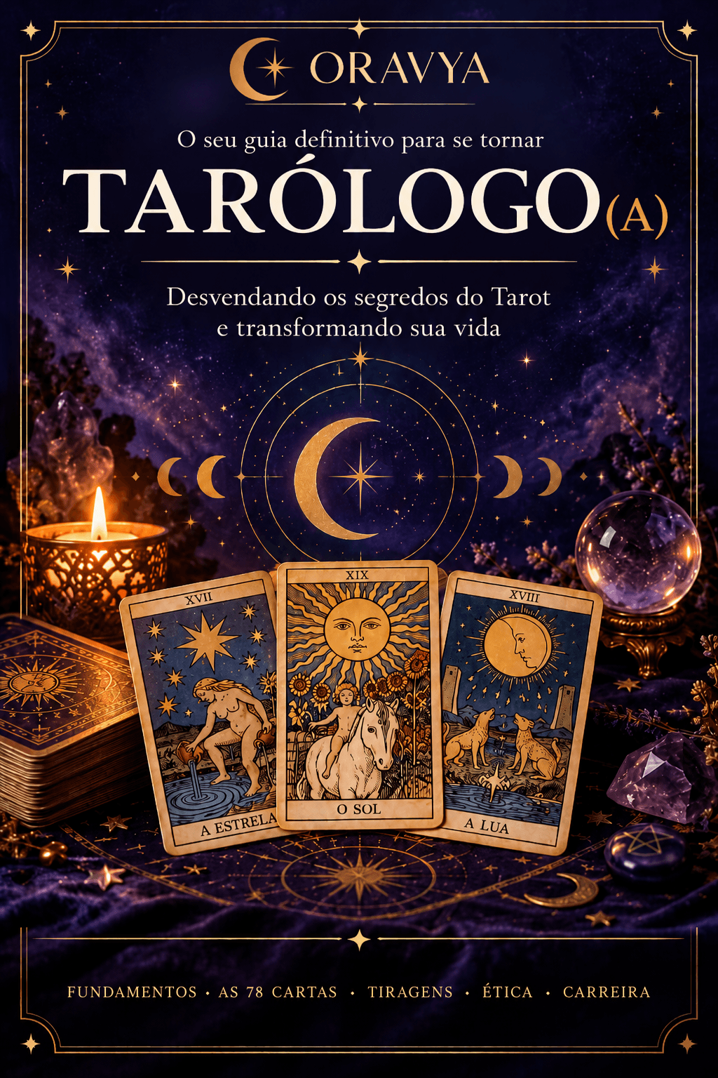 Capa do e-book Como se tornar uma taróloga