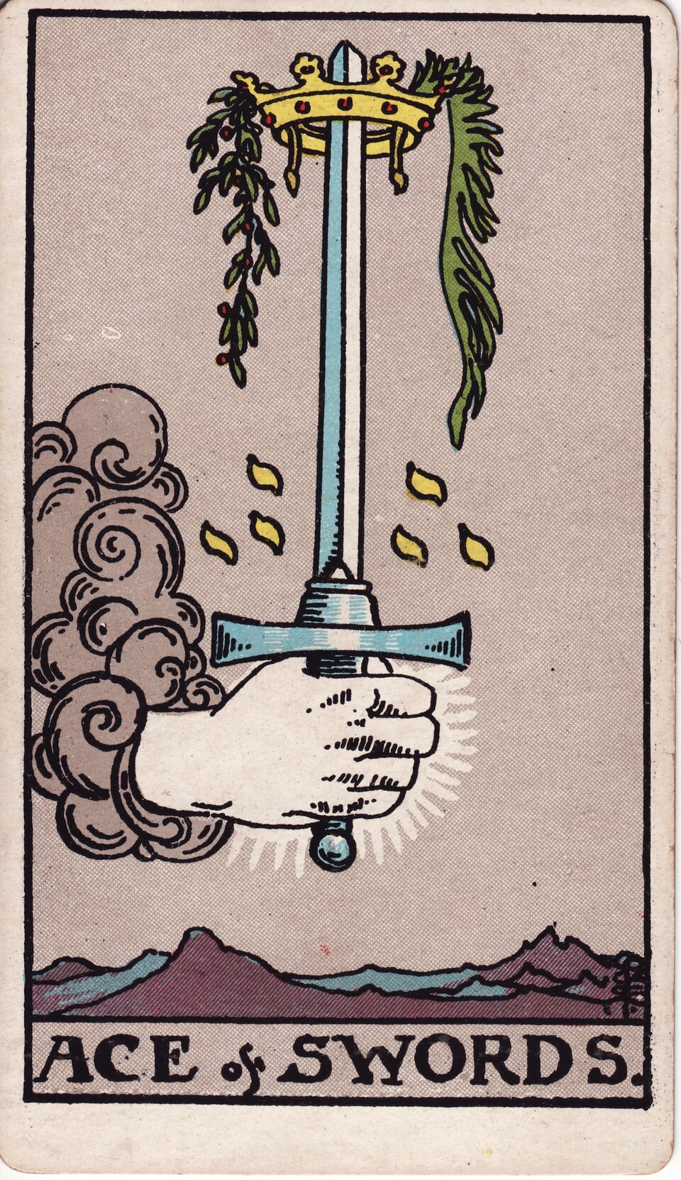 Carta Ás de Espadas