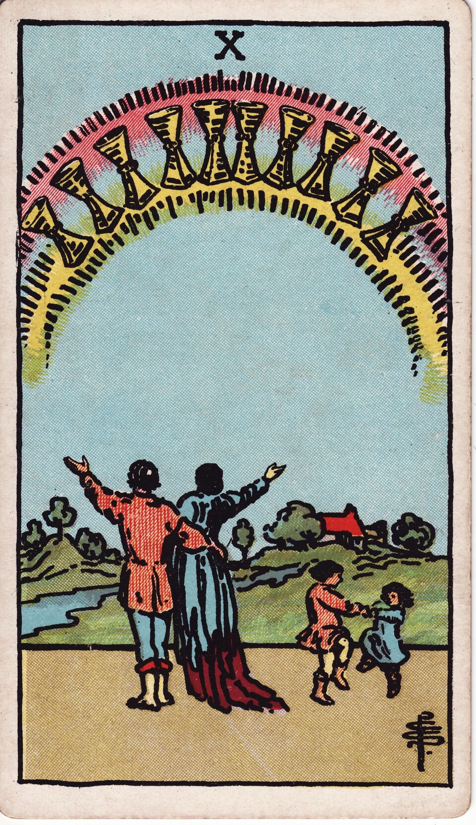 Carta Dez de Copas
