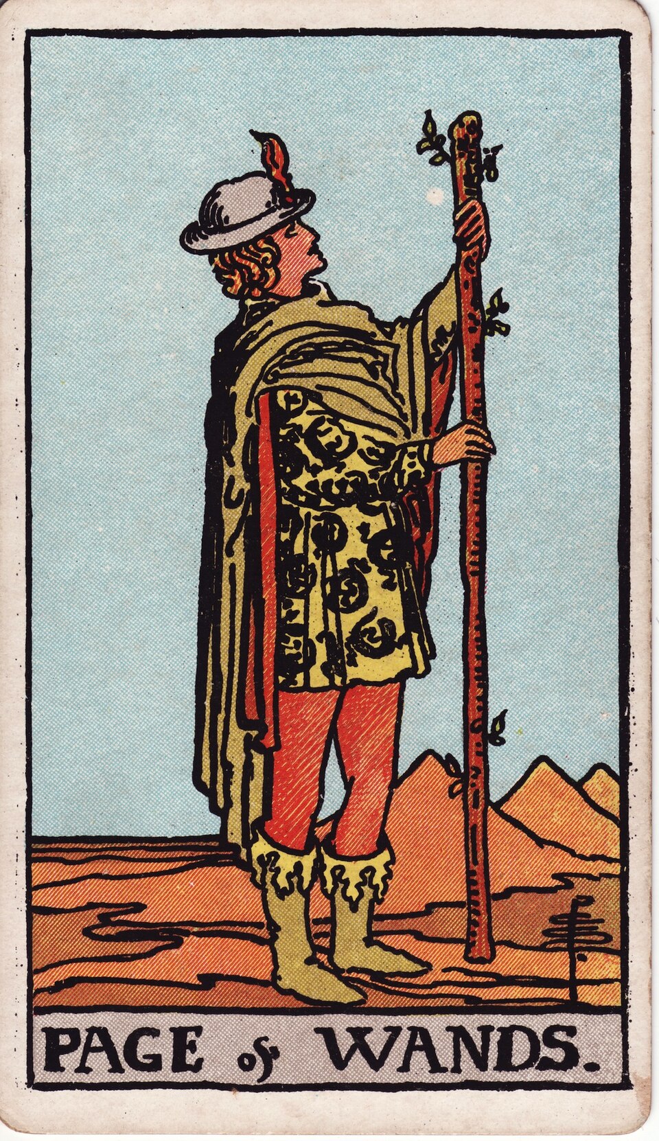 Carta Valete de Paus